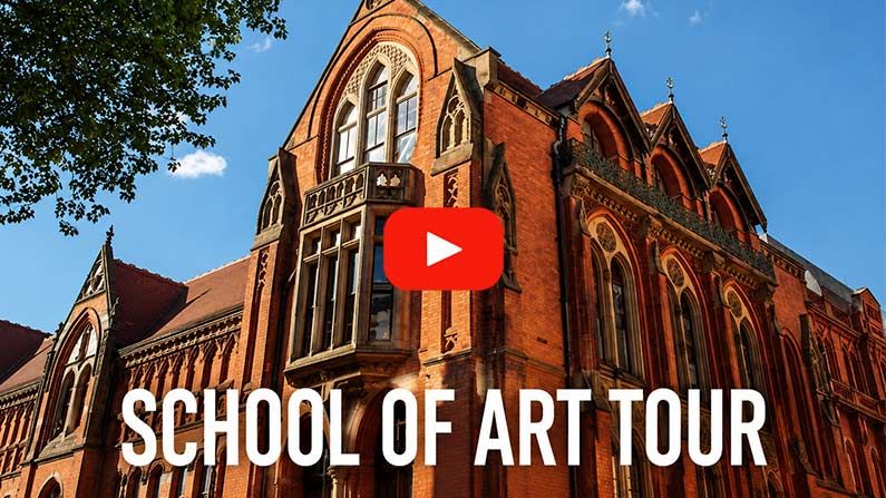 Play Video - Birmingham City University School of Art campus tour