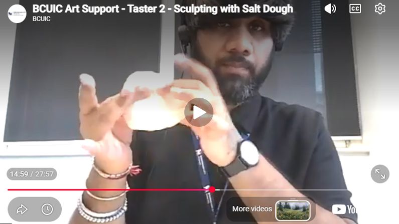 Play Video - Art Taster - Sculpting with Salt Dough
