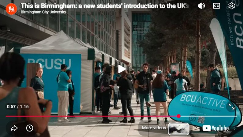 Play Video - This is Birmingham: a new students' introduction to the UK's second largest city