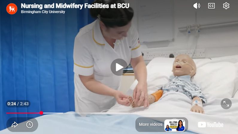 Play Video - Nursing and Midwifery Facilities at BCU