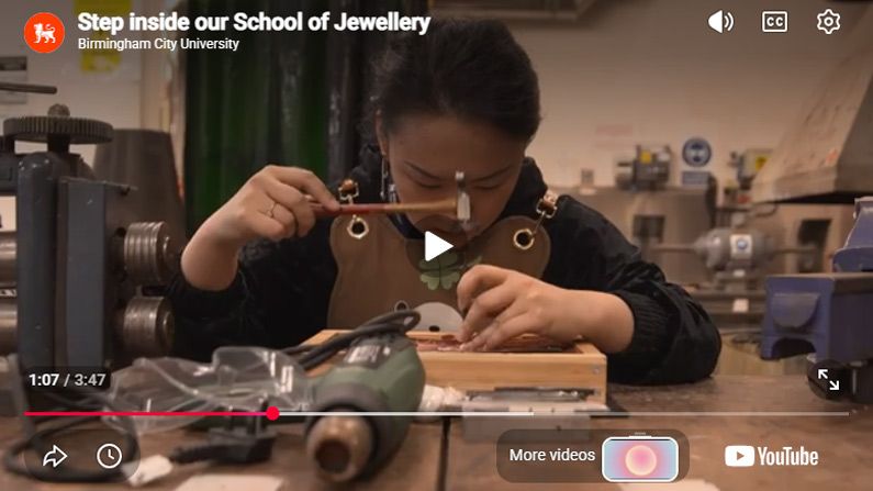 Play Video - Step inside our School of Jewellery