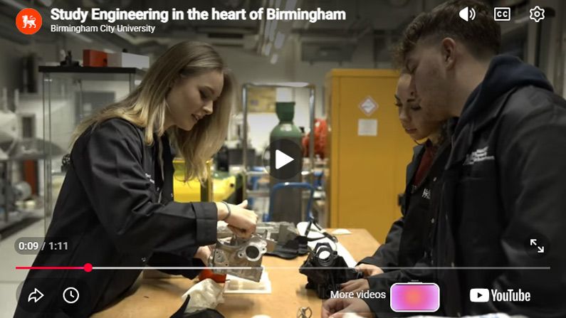 Play Video - Study Engineering in the heart of Birmingham