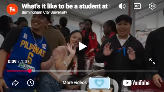 Play Video - What's it like to be a student at BCU?